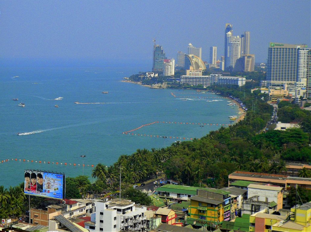 987_Beaufiful Day view of Pattaya Bay